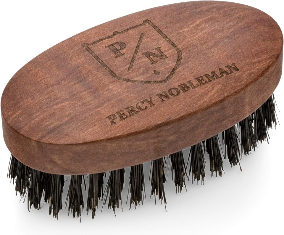 Percy Nobleman Vegan Beard Brush, Men's Brush, Pack of One
