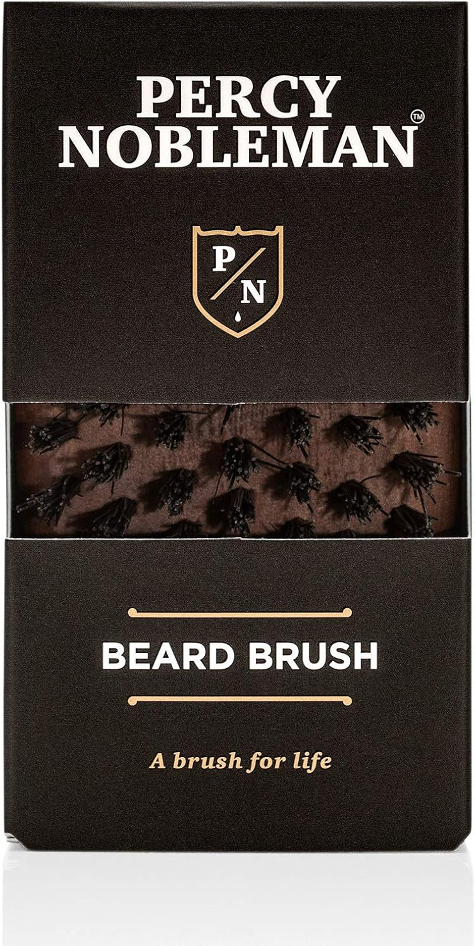 Percy Nobleman Vegan Beard Brush, Men's Brush, Pack of One