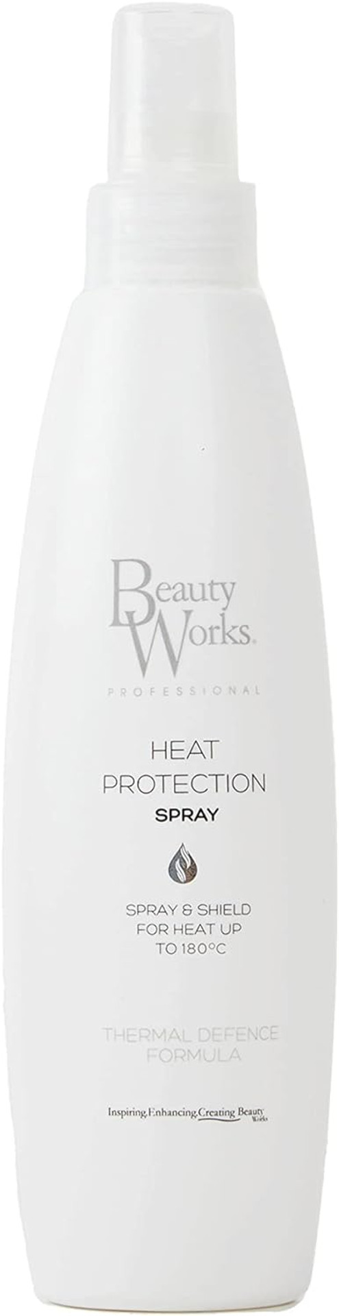 Beauty Works Heat Protection Spray 250ml for Straightening Curling Heat Styling Hair