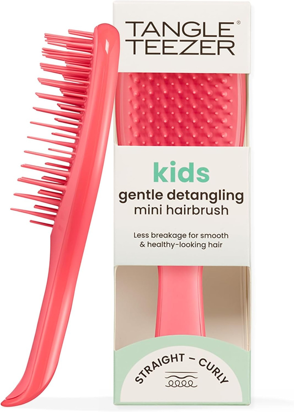 Tangle Teezer | The Mini Ultimate Detangler Hairbrush |Gentle on Wet Hair | Two-Tiered Teeth & Comfortable Handle | Ideal for Kids And Travel | Reduces Knots & Breakage | Wisteria Leaf Tangle Teezer | The Mini Ultimate Detangler Hairbrush |Gentle on Wet Hair | Two-Tiered Teeth & Comfortable Handle | Ideal for Kids And Travel | Reduces Knots & Breakage | Wisteria Leaf