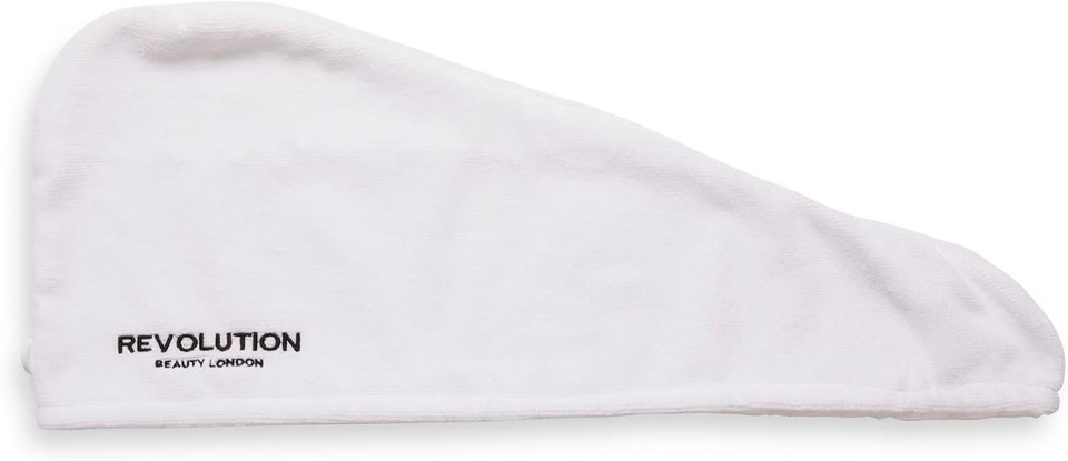 Revolution Beauty Haircare Microfibre Hair Wrap Black and White