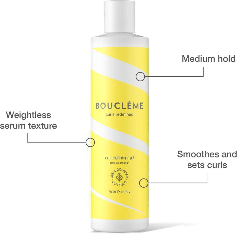 Bouclème - Curl Defining Gel - Moisturising Serum for Holding Curls - 99% Naturally Derived Ingredients and Vegan - 300ml