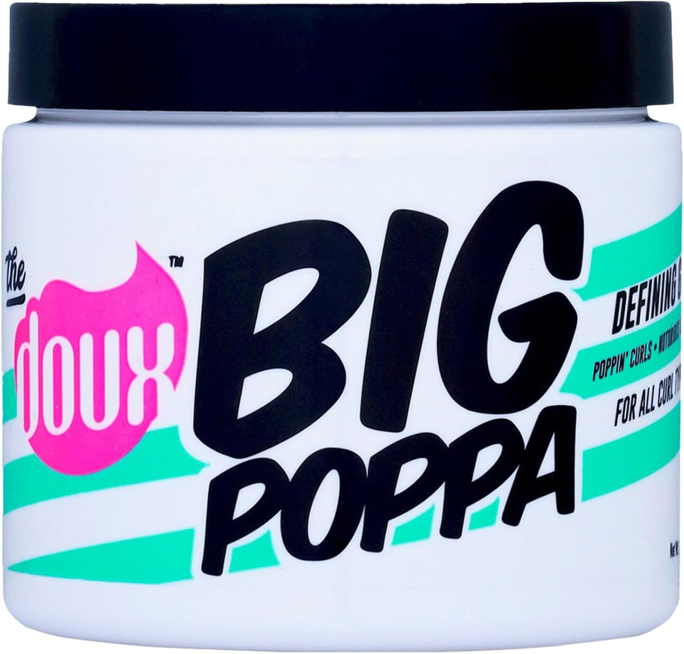 The Doux Big Poppa Defining Hair Gel for All Curl Types, 454 g (Pack of 1)