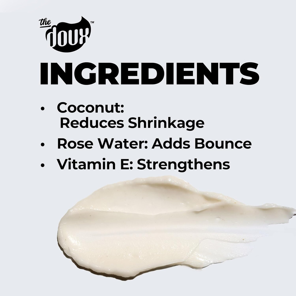 The Doux C.R.E.A.M. Twist & Curl Hair Cream for All Curls, Moisturise & Reduce Frizz 473 ml (Pack of 1)