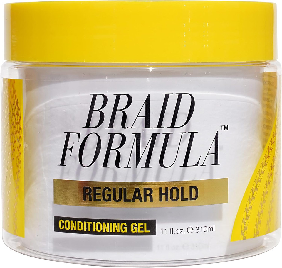 EBIN NEW YORK Braid Formula Conditioning Gel, Original/Regular Hold, 11oz/310ml  Clean/Aloe Vera Scent, Shine, Braid Control, No Residue, No Flaking, Smoothing, Strong Hold