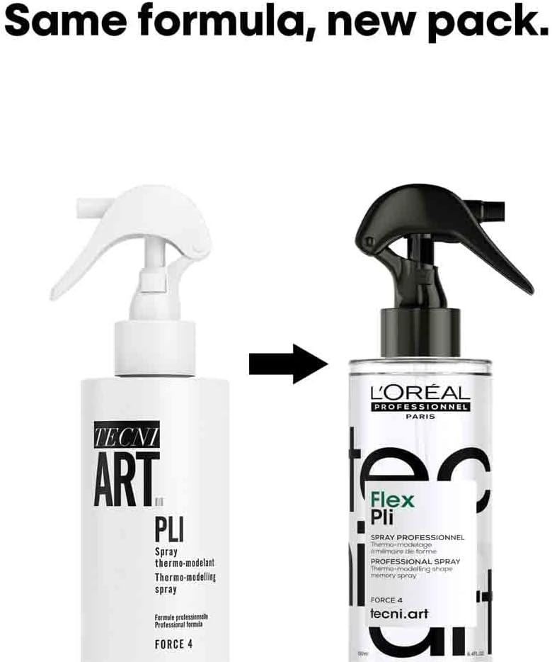 L'Oréal Professionnel Tecni.ART Flex Pli Hair Styling Spray, Thermo Modelling, Volumising, 190ml
