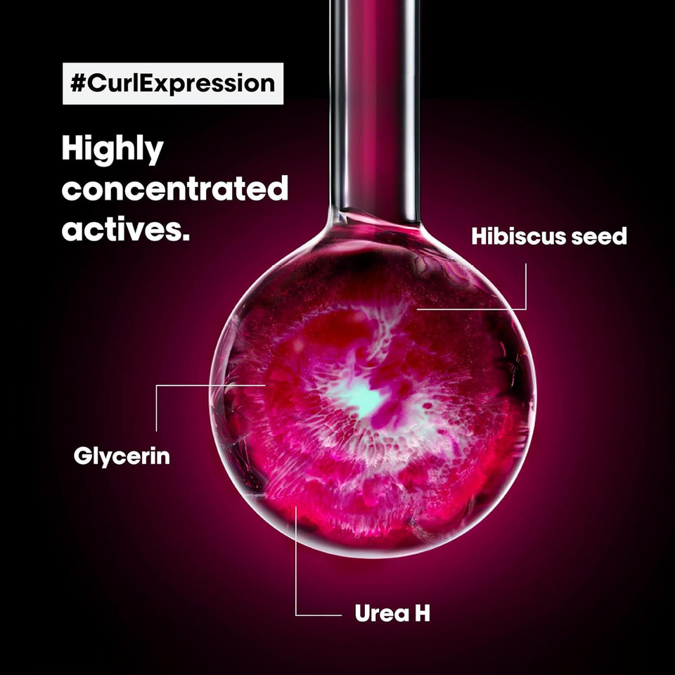 L'Oréal Professionnel Hair Mousse, With Heat Protection, For Curly & Coily Hair, 10-in-1 Multi-Benefit, With Glycerin, Urea H and Hibiscus Seed Extract, Serie Expert Curl Expression