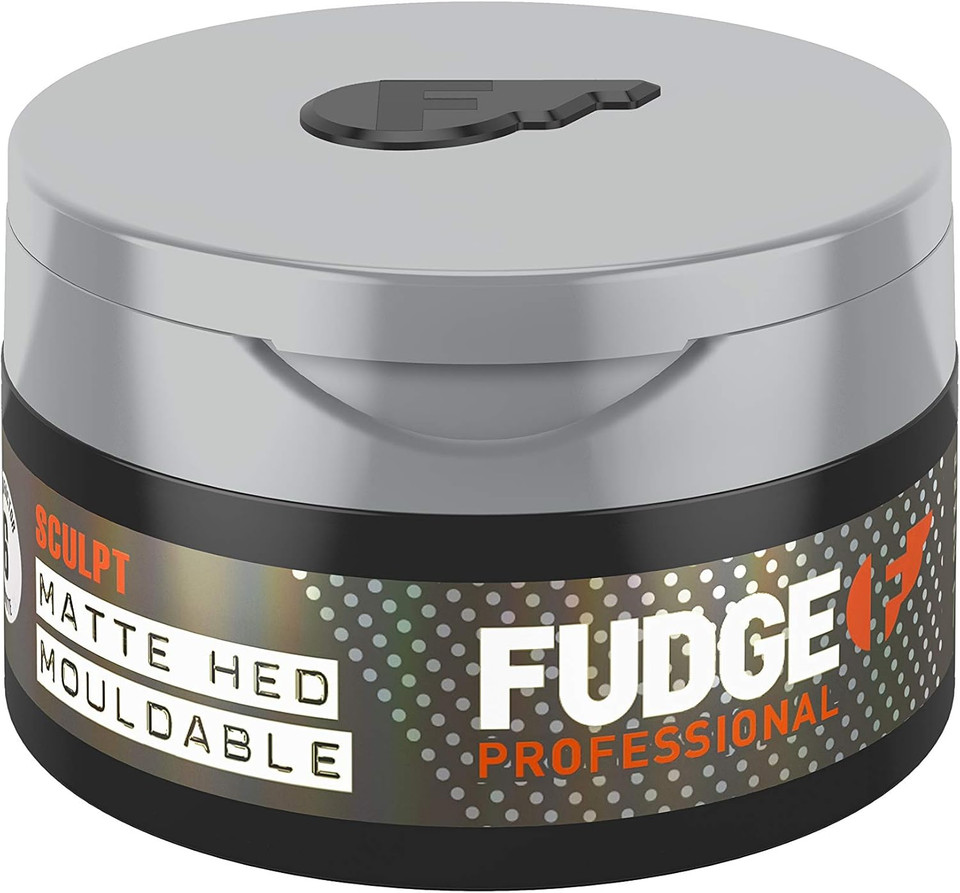 Fudge Professional Matte Hed Mouldable, Flexible Medium Hold Hair Styling Crème, Humidity Protection, for Fine Hair, For Men, 75 g