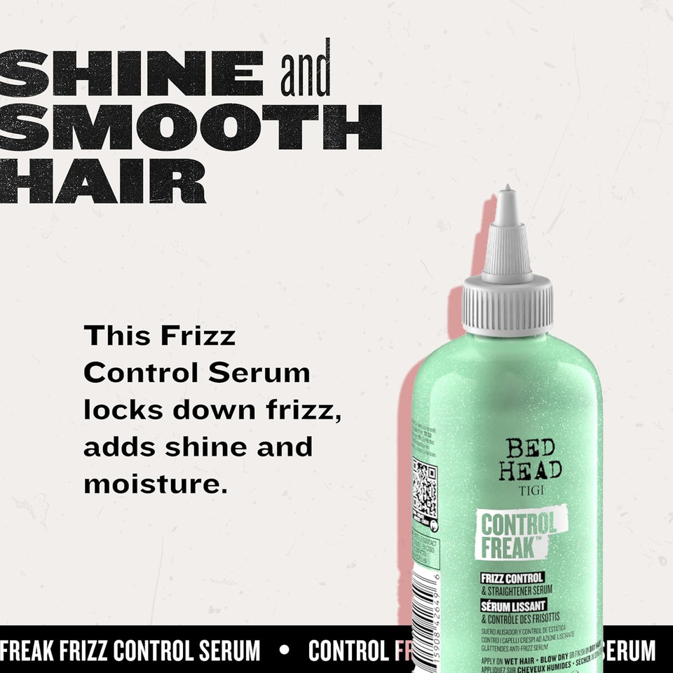 Bed Head by TIGI - Control Freak Anti Frizz Hair Serum - For Smooth Shiny Hair - 250 ml (Pack of 2) Bed Head by TIGI - Control Freak Anti Frizz Hair Serum - For Smooth Shiny Hair - 250 ml (Pack of 2)