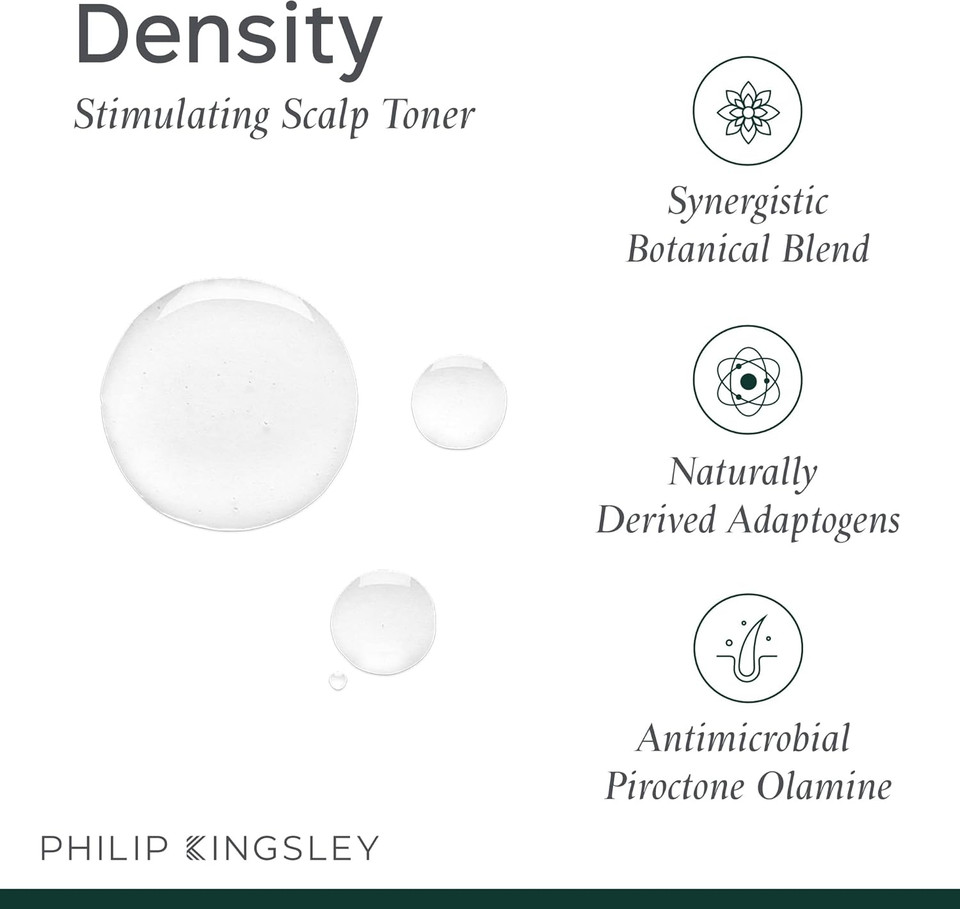 Philip Kingsley | Density Stimulating Scalp Toner | Toner for Thinning Hair and Hair Loss | Scalp Care Products, Helps Stimulate and Refresh Hair | Promotes Healthy Hair Growth| 150ml
