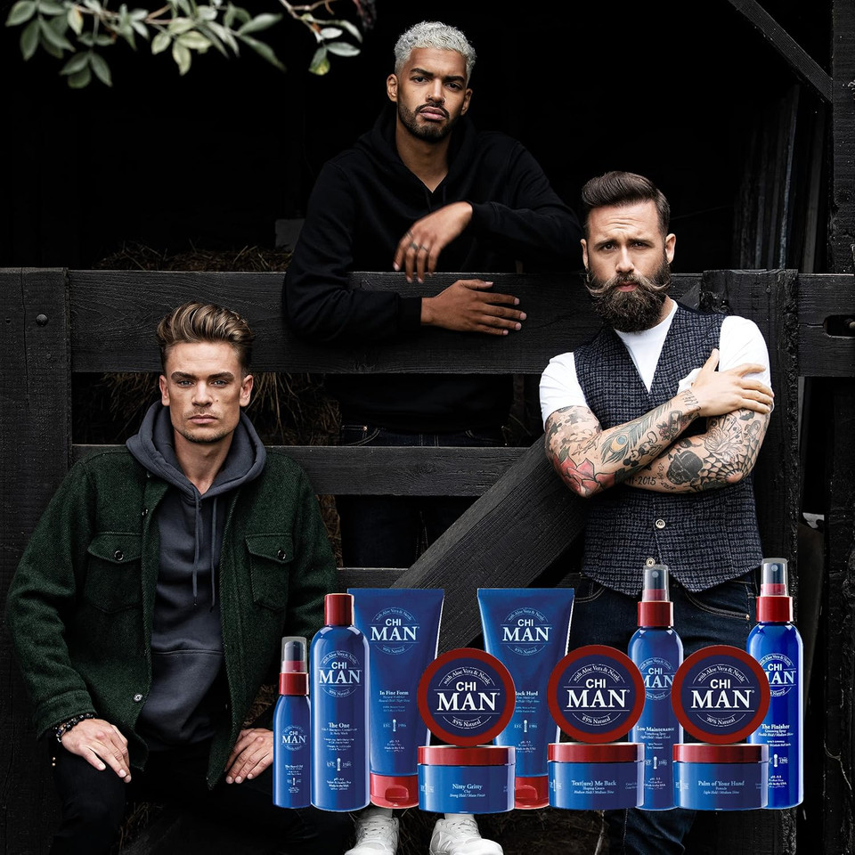 CHI Man Low Maintenance Texturizing Spray, 177 ml Clear