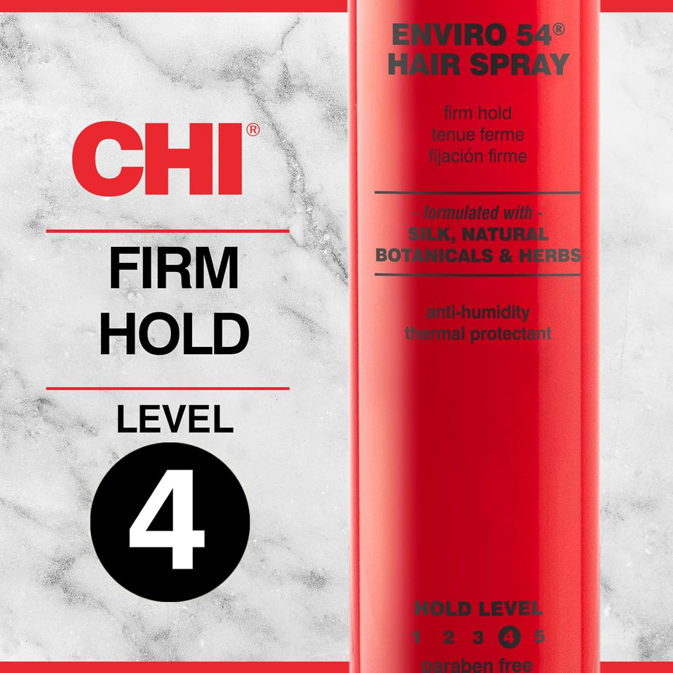 CHI Enviro 54 Firm Hold Hairspray, 284g,White