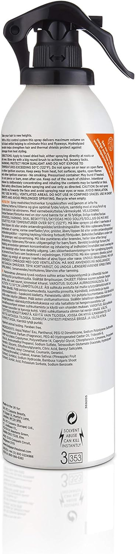 Fudge Professional Push It Up Blow Dry Spray, Volumizing Hair Spray, Eliminates Frizz and Flyaways, with Keratin, 200 ml Fudge Professional Push It Up Blow Dry Spray, Volumizing Hair Spray, Eliminates Frizz and Flyaways, with Keratin, 200 ml
