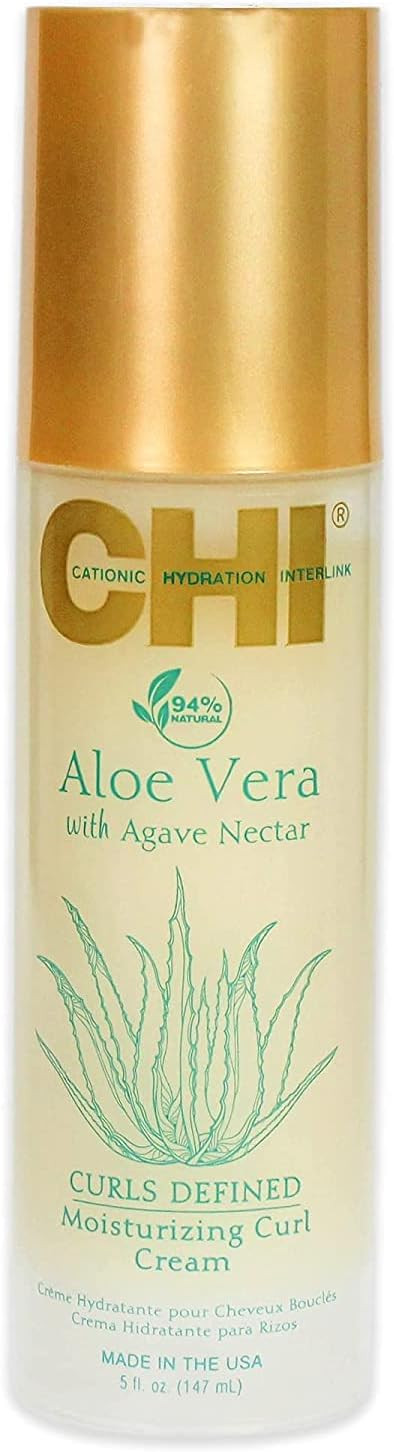 CHI Aloe Vera Curls Defined Control Gel, 147 ml White