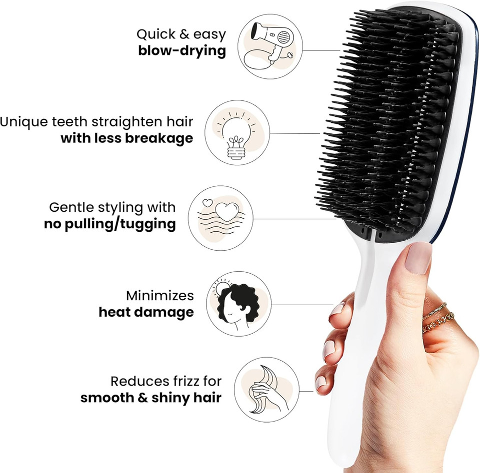 Tangle Teezer | The Smoothing Tool for Medium & Long Hair | Adds Volume and Bounce | Full Size