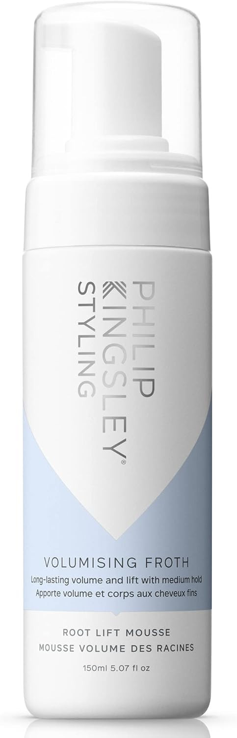 Philip Kingsley | Volumising Froth Styling Mousse | Root Lifting Moose | Long-Lasting Volume and Lift with Medium Hold | 150ml