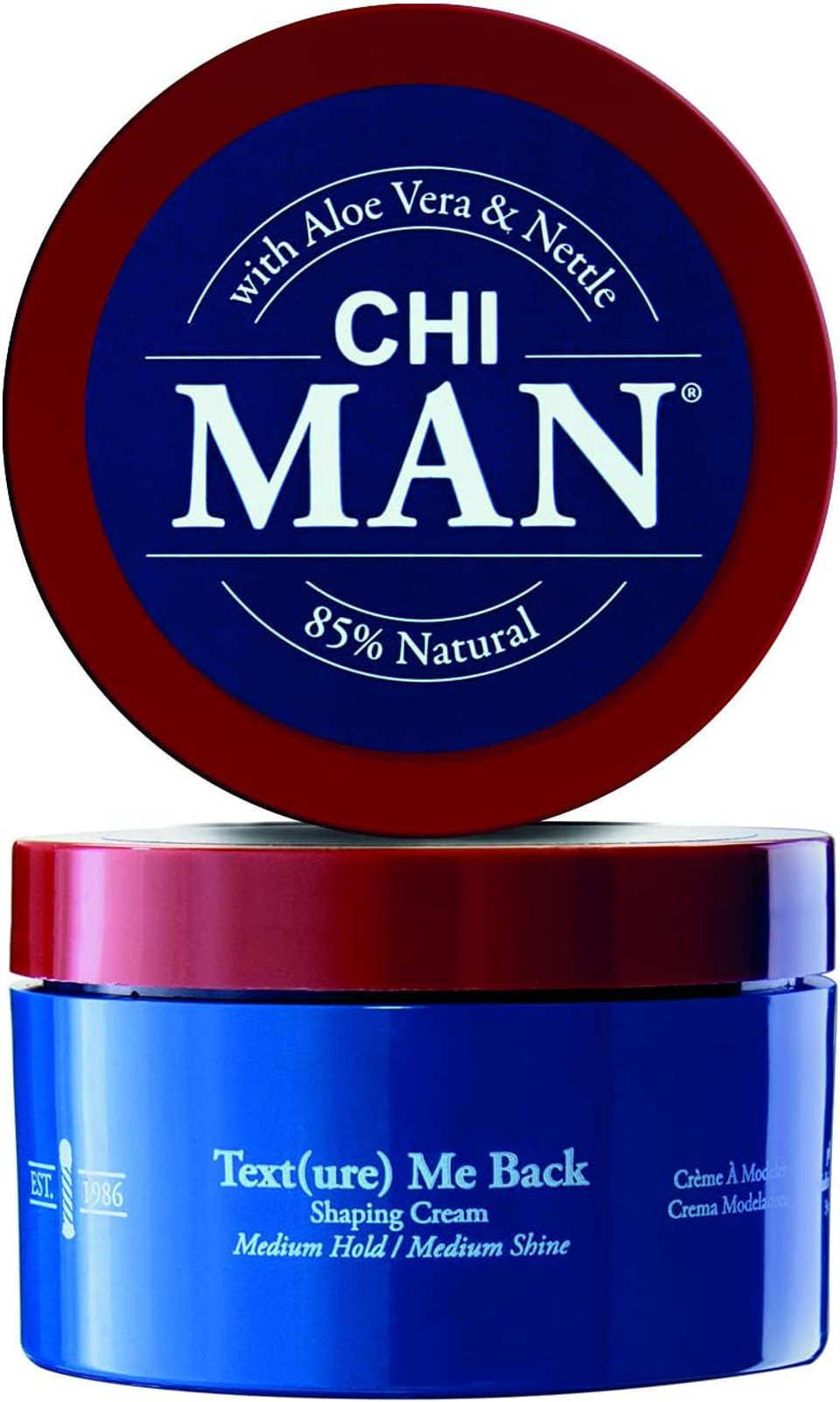 CHI Man Text(ure) Me Back Shaping Cream, 84g Blue/Red