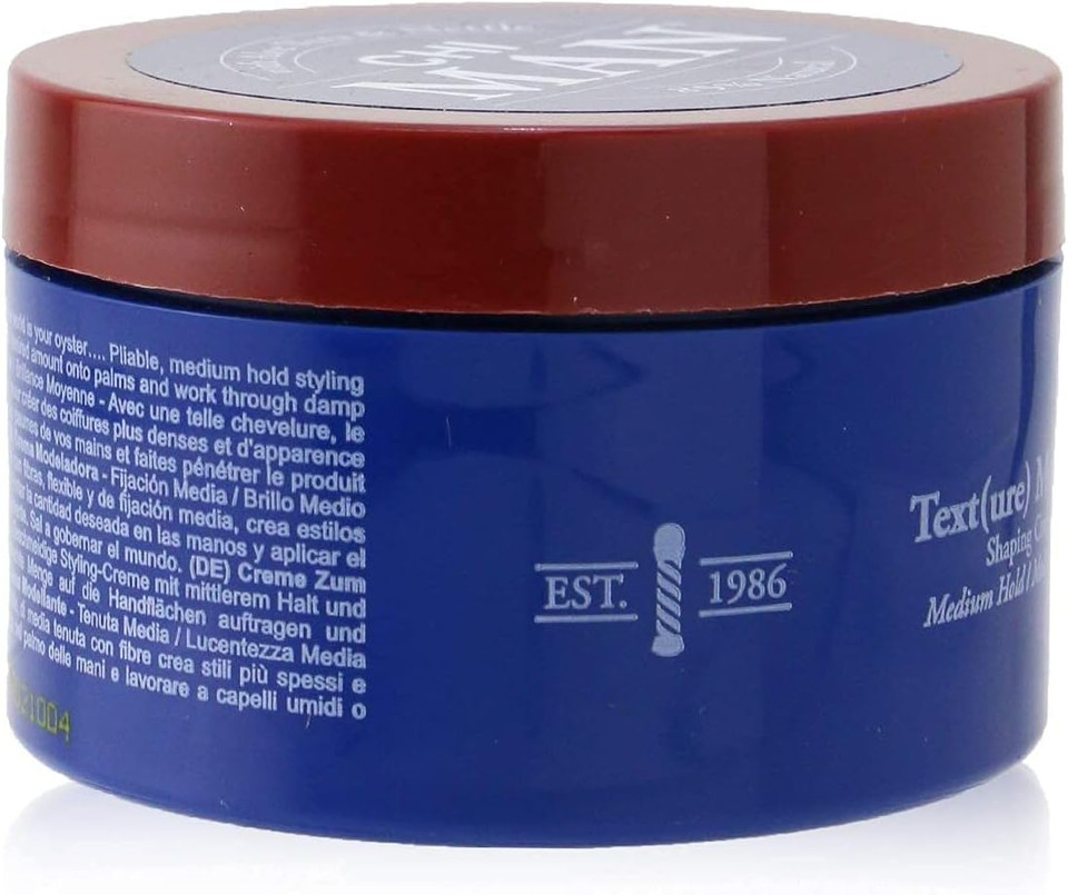 CHI Man Text(ure) Me Back Shaping Cream, 84g Blue/Red