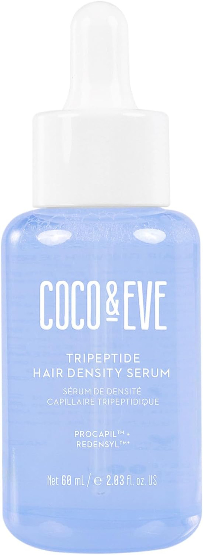 Coco & Eve Boost Therapy Tripeptide Hair Density Serum. For Thicker, Fuller Hair. Anti-Hair Loss & Shedding, Lightweight Scalp Treatment with Biotin & Caffeine for Volume & Restoration (60 ml)
