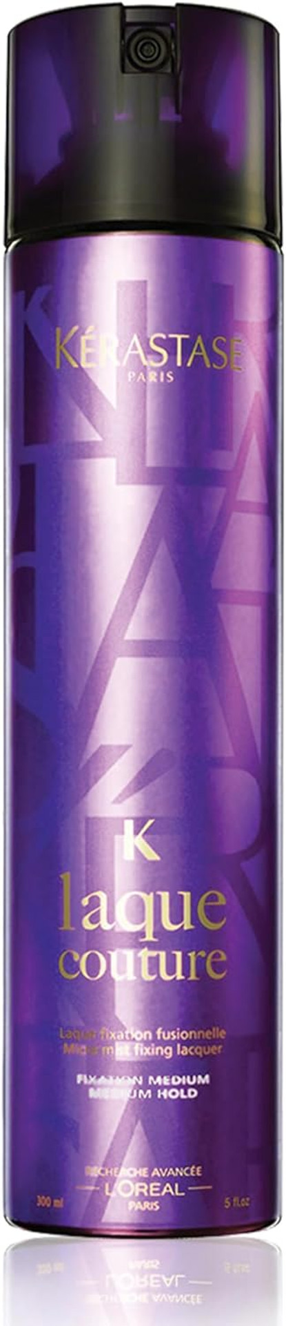 Kérastase Coiffage Couture, Anti-Frizz Hair Spray, Medium Hold, For All Hair Types, Anti-Humidity with Flyaway Control, Laque Couture, 300 ml Kérastase Coiffage Couture, Anti-Frizz Hair Spray, Medium Hold, For All Hair Types, Anti-Humidity with Flyaway Control, Laque Couture, 300 ml