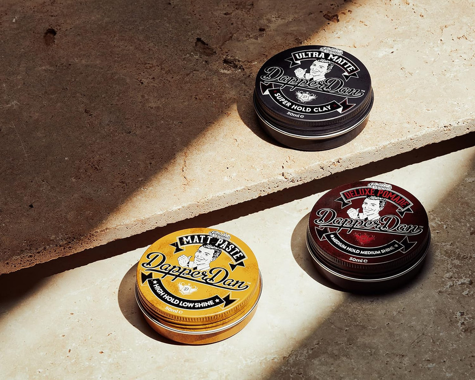 Dapper Dan Ultra Matte Hair Clay, Super Hold Hair Clay for Men, Long Lasting, Extra Strong Clay with Easy Application, Gently Fragranced, 1 x 50ml Dapper Dan Ultra Matte Hair Clay, Super Hold Hair Clay for Men, Long Lasting, Extra Strong Clay with Easy Application, Gently Fragranced, 1 x 50ml