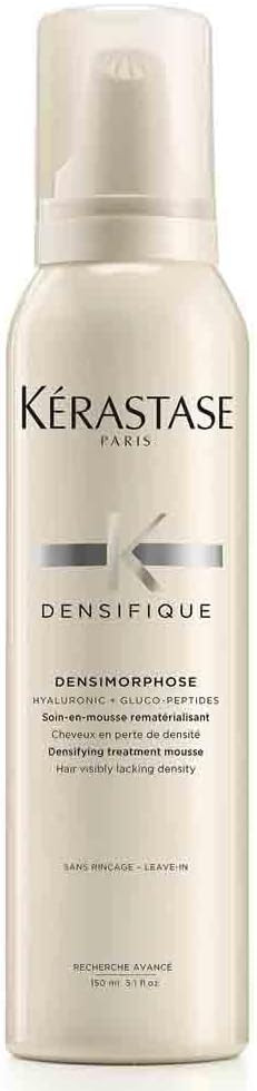 Kérastase Densifique Femme, Thickening & Strengthening Styling Mousse, For Thinning Hair, With Hyaluronic Acid, Gluco Peptide & Ceramides, Densifique Densimorphose, 150ml