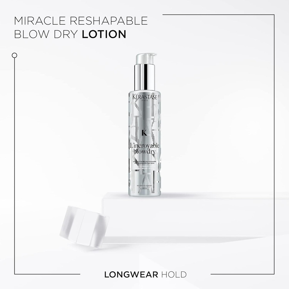 Kérastase Coiffage Couture, Protective & Styling Heat Lotion, SRS Technology with Micro-Beeswax, Reshapable & Longwear Hold for All Hair Types, Long-Lasting Anti-Frizz, L'Incroyable Blow-dry, 150ml Kérastase Coiffage Couture, Protective & Styling Heat Lotion, SRS Technology with Micro-Beeswax, Reshapable & Longwear Hold for All Hair Types, Long-Lasting Anti-Frizz, L'Incroyable Blow-dry, 150ml