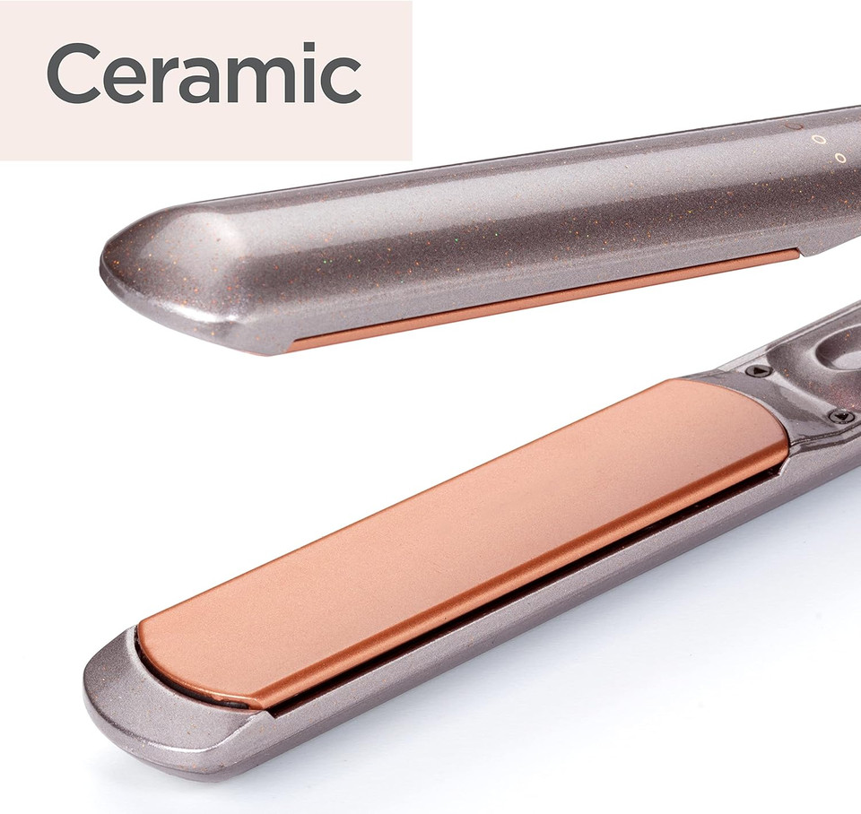 BaByliss Shimmer Hair Straighteners - Ceramic Plates for Smooth Styling, Multi-voltage Worldwide use, Ultra-fast 15 Second Heat Up, 3 Heat Settings Up To 235°C, 2598BU BaByliss Shimmer Hair Straighteners - Ceramic Plates for Smooth Styling, Multi-voltage Worldwide use, Ultra-fast 15 Second Heat Up, 3 Heat Settings Up To 235°C, 2598BU