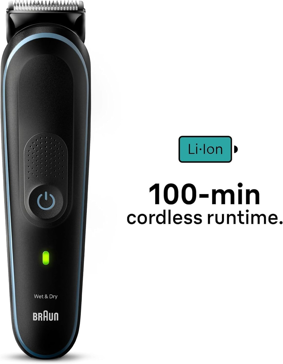 Braun 10-in-1 All-in-One Style Kit Series 5, Male Grooming Kit with Beard Trimmer, Hair Clippers, Nose Hair Trimmer for Men, Precision Trimmer, Gifts for Men, UK 2 Pin Plug, MGK5445, Black