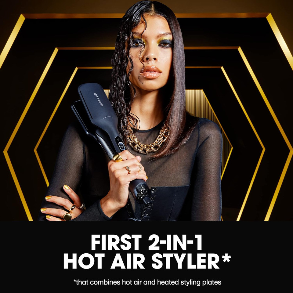 ghd Duet Style 2-in-1 Hot Air Styler - Wet to Styled with No Heat Damage, Frizz-Free Hair, More Shine - for All Hair Types (UK Plug)