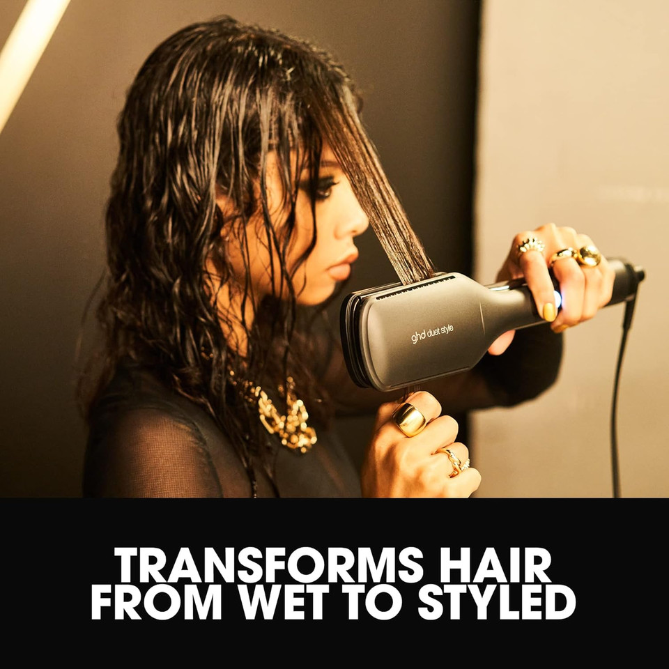 ghd Duet Style 2-in-1 Hot Air Styler - Wet to Styled with No Heat Damage, Frizz-Free Hair, More Shine - for All Hair Types (UK Plug)