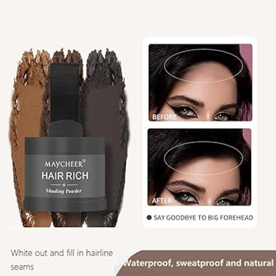 Hairline Powder, Hair Shadow, Hair Root Concealer, Hairline Shadow Cover Up Powder Use for Filling in Thinning Hair, Hair Root Concealer For Makeup for Men and Women (Tender Yellow) Hairline Powder, Hair Shadow, Hair Root Concealer, Hairline Shadow Cover Up Powder Use for Filling in Thinning Hair, Hair Root Concealer For Makeup for Men and Women (Tender Yellow)