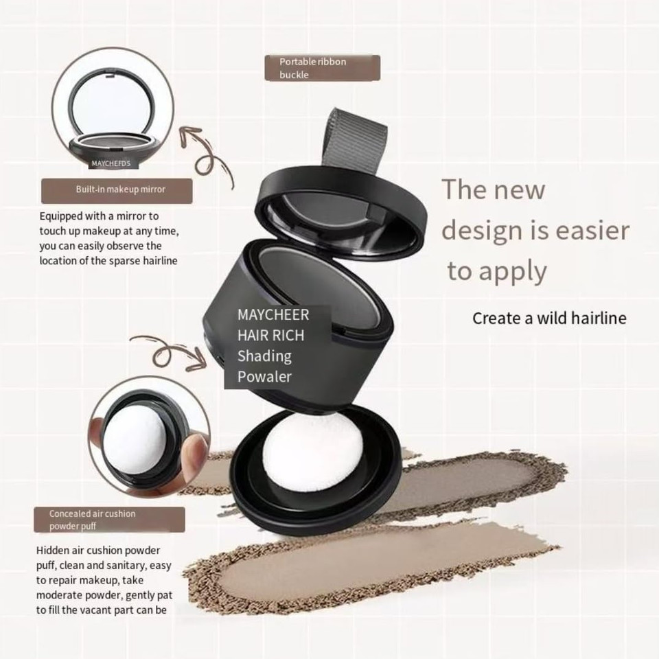 Hairline Powder, Hair Shadow, Hair Root Concealer, Hairline Shadow Cover Up Powder Use for Filling in Thinning Hair, Hair Root Concealer For Makeup for Men and Women (Tender Yellow) Hairline Powder, Hair Shadow, Hair Root Concealer, Hairline Shadow Cover Up Powder Use for Filling in Thinning Hair, Hair Root Concealer For Makeup for Men and Women (Tender Yellow)