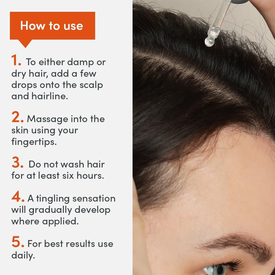 grüum Hair Density Serum 30ml - Lightweight Leave in Caffeine Hair Growth Serum for Thick, Denser & Healthy Hairs - Anti Hairs Loss Scalp Serums for Men & Women with 5% Provitamin 5 and Caffeine