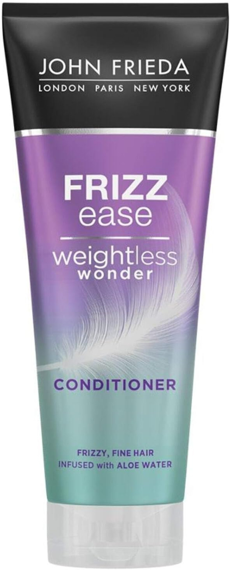 John Frieda Weightless Wonder Conditioner for Frizzy, Fine Hair with Aloe Water 250ml, Lightweight Conditioner for Fine, Frizzy, Dry Hair John Frieda Weightless Wonder Conditioner for Frizzy, Fine Hair with Aloe Water 250ml, Lightweight Conditioner for Fine, Frizzy, Dry Hair