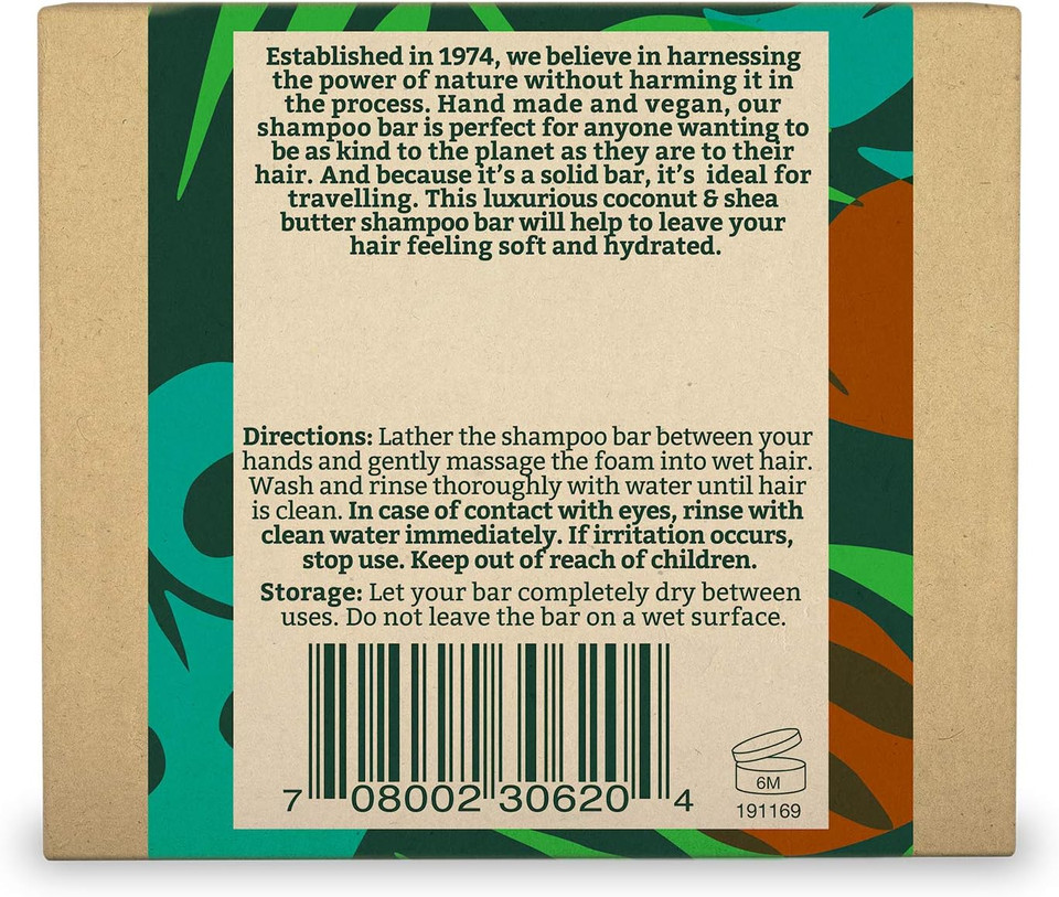 Faith In Nature Natural Coconut & Shea Butter Shampoo Bar, Hydrating, Vegan & Cruelty Free, Paraben and SLS Free, for Normal to Dry Hair, 85g Faith In Nature Natural Coconut & Shea Butter Shampoo Bar, Hydrating, Vegan & Cruelty Free, Paraben and SLS Free, for Normal to Dry Hair, 85g