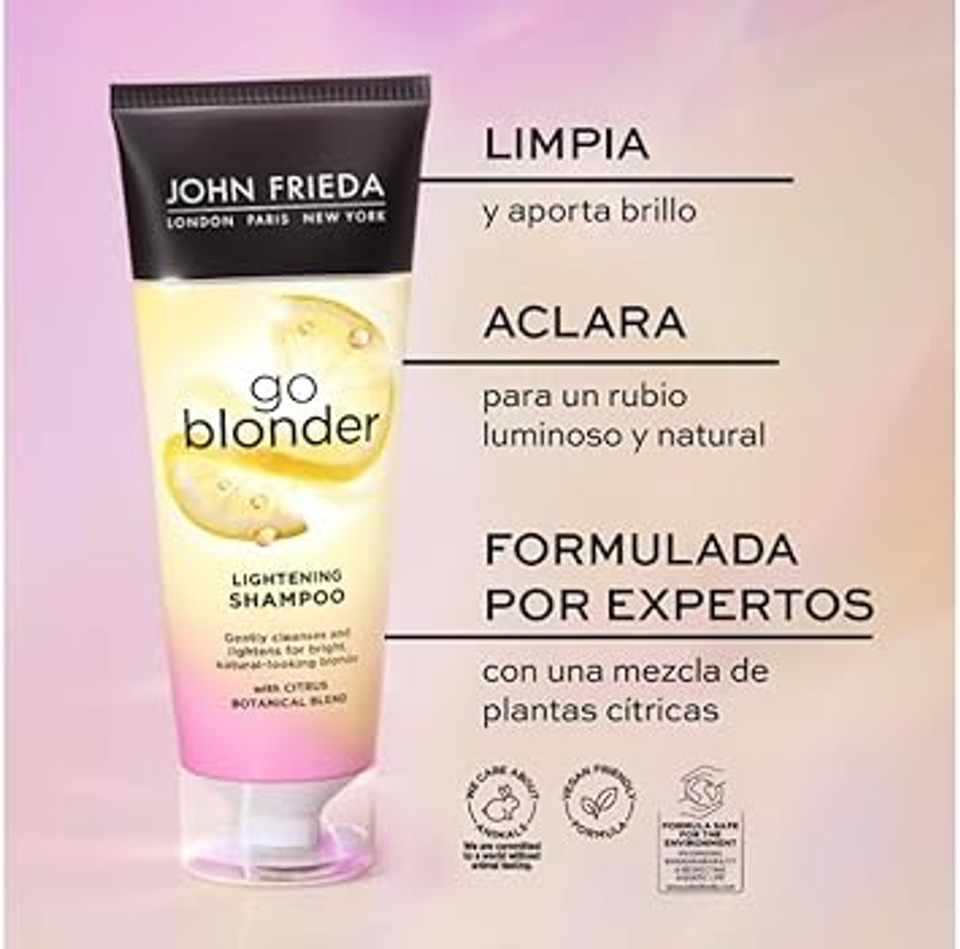 John Frieda Go Blonder Lightening Shampoo for Blonde Hair 250 ml