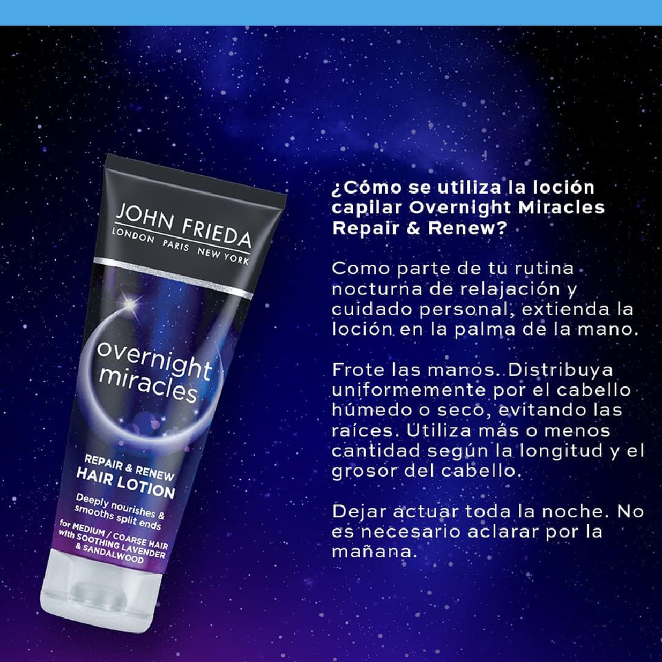 John Frieda Miraculous Repair and Renew Hair Lotion,100 ml