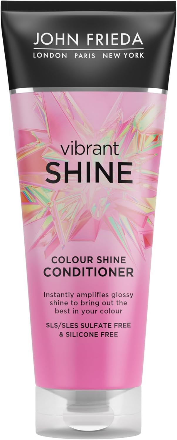 John Frieda Vibrant Shine Weightless Colour Shine Conditioner 250ml, White