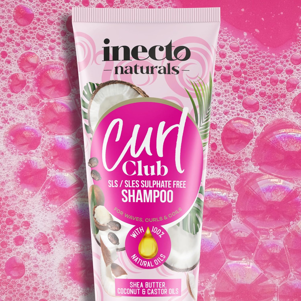 INECTO Naturals, Curl-Defining Shampoo 250ml, Vegan & Cruelty Free, Frizz Styling, Curl Control for Curly or Wavy Hair, 100% Natural INECTO Naturals, Curl-Defining Shampoo 250ml, Vegan & Cruelty Free, Frizz Styling, Curl Control for Curly or Wavy Hair, 100% Natural
