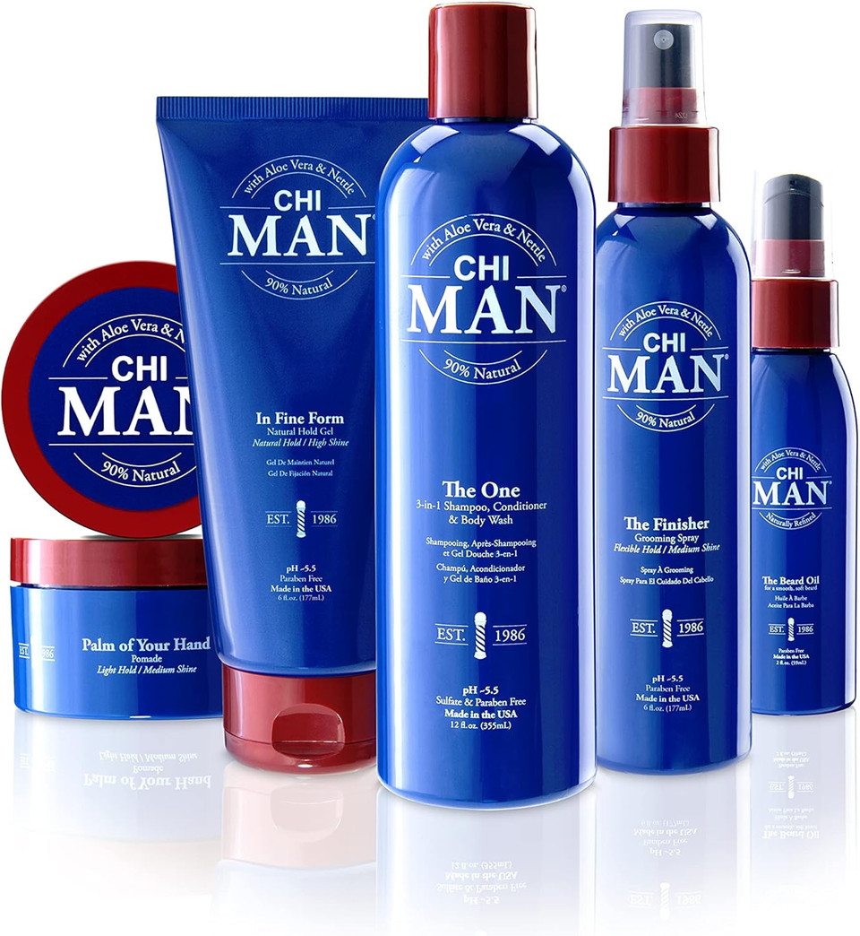 CHI Man The One 3-in-1 Shampoo, Conditioner & Body Wash, 355 ml