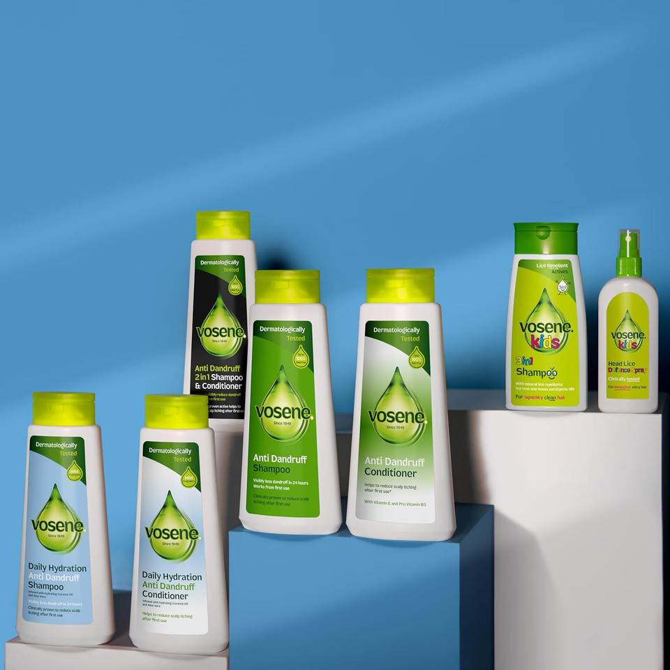 VOSENE ANTI DANDRUFF 2IN1 SHAMPOO & CONDITIONER 500ML, (Pack Of 1)