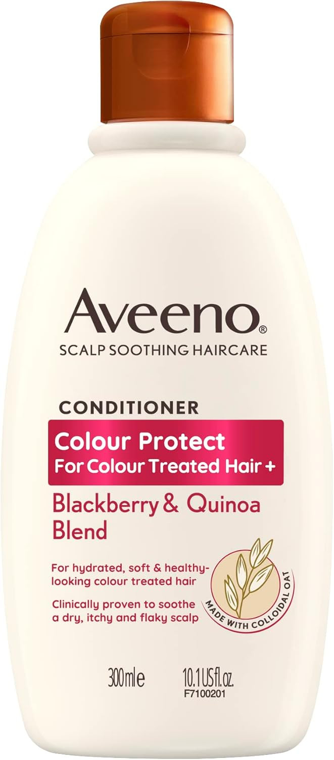 Aveeno Colour Protect Blackberry and Quinoa Scalp Soothing Conditioner for Colour Treated Hair 300ml