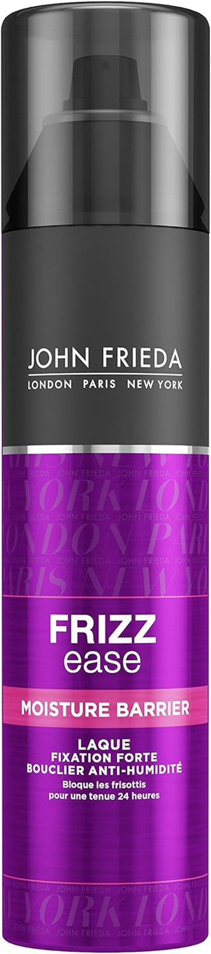 John Frieda Frizz Ease Moisture Barrier Firm Hold Hairspray 250ml, Extra-Firm Hairspray for Frizzy Hair, Anti-Frizz Hairspray