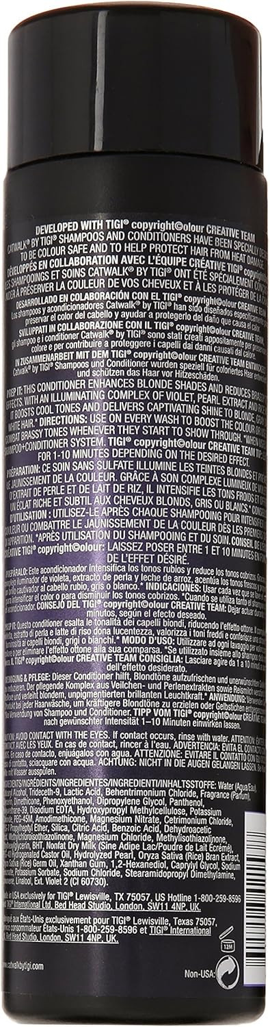 Catwalk by Tigi Fashionista Violet Purple Conditioner for Blonde Hair 250ml