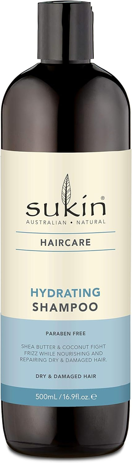 Sukin Natural Hydrating Shampoo, Coconut, 500 millilitre