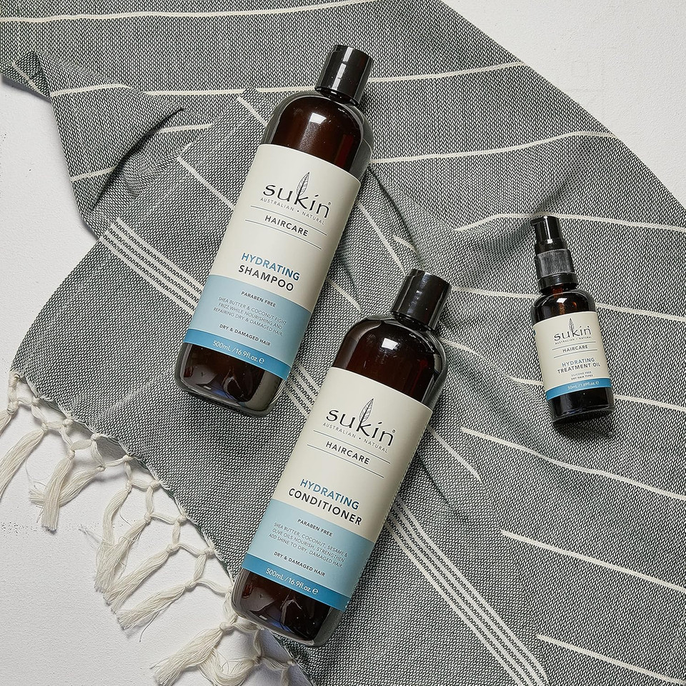 Sukin Natural Hydrating Shampoo, Coconut, 500 millilitre