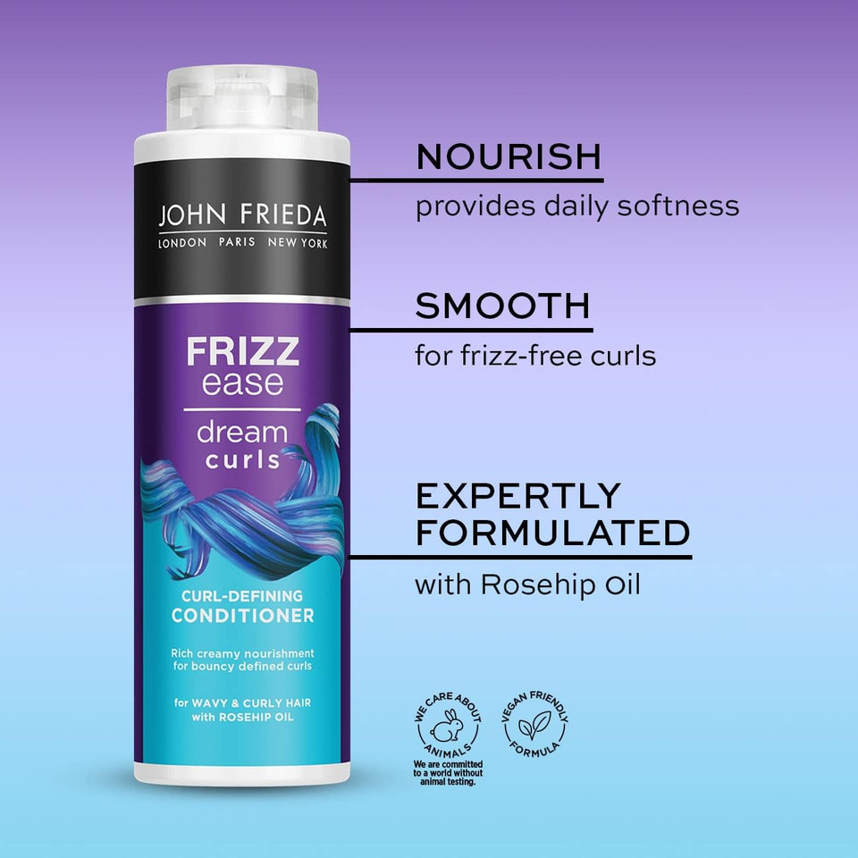 John Frieda Dream Curls Conditioner, 75 ml (Pack of 2), 75.0 millilitre, Pack of 2