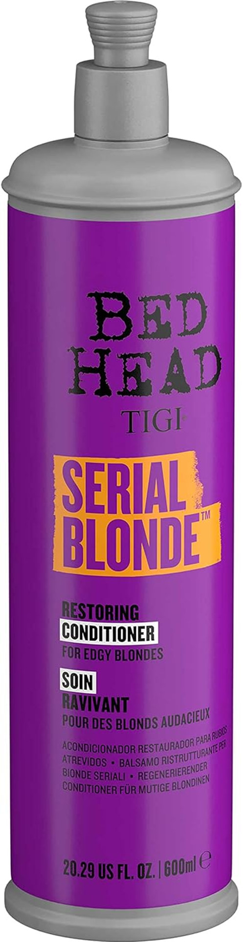 Bed Head by TIGI - Serial Blonde Conditioner - Ideal for Natural and Coloured Blonde Hair - 600ml