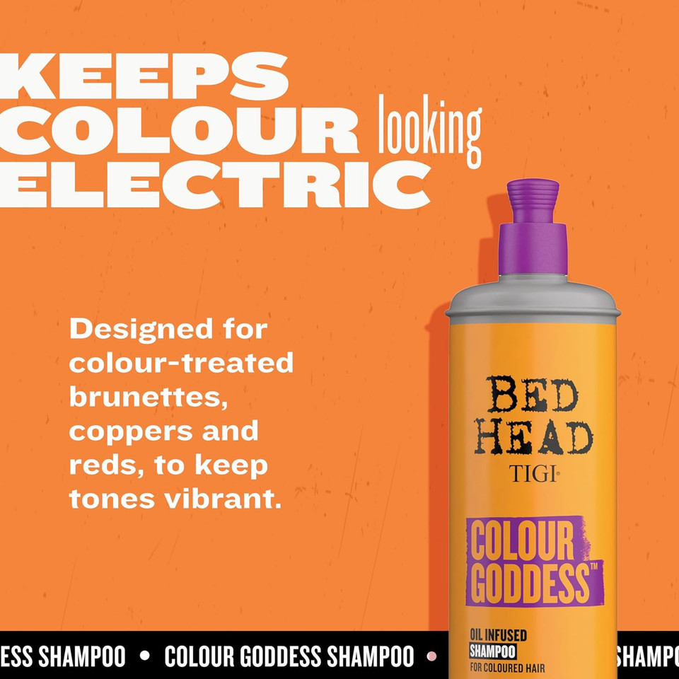 Bed Head by TIGI - Colour Goddess Shampoo - Ideal for Coloured Hair - 600ml